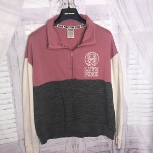 Pink love zip up jacket